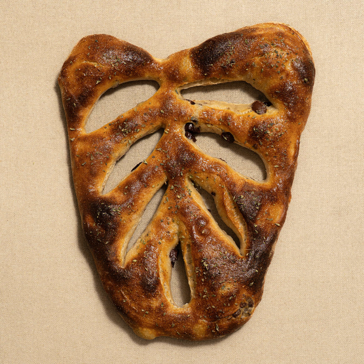 Fougasse de aceitunas