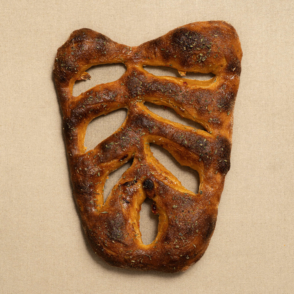 Fougasse de tomate seco