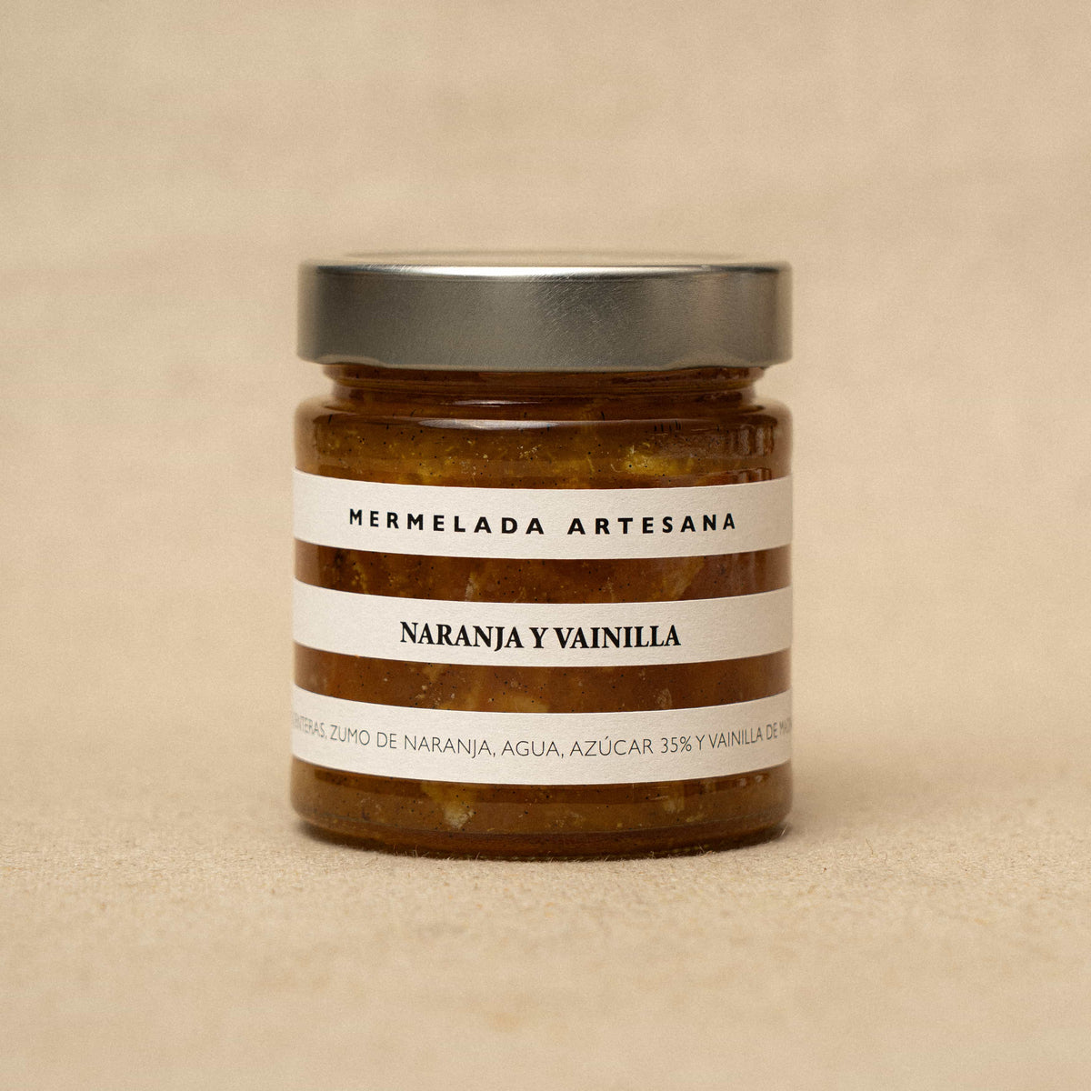 Mermelada de naranja y vainilla de madagascar